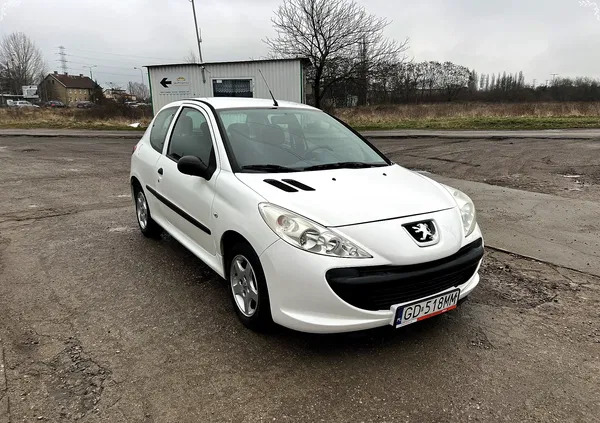 samochody osobowe Peugeot 206 plus cena 8400 przebieg: 120000, rok produkcji 2010 z Gdańsk